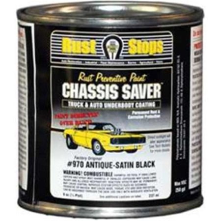 Magnet Paint & Shellac Magnet Paint & Shellac UCP970-16 8 oz Chassis Saver Paint; Stops & Prevents Rust - Satin Black MPCUCP970-16